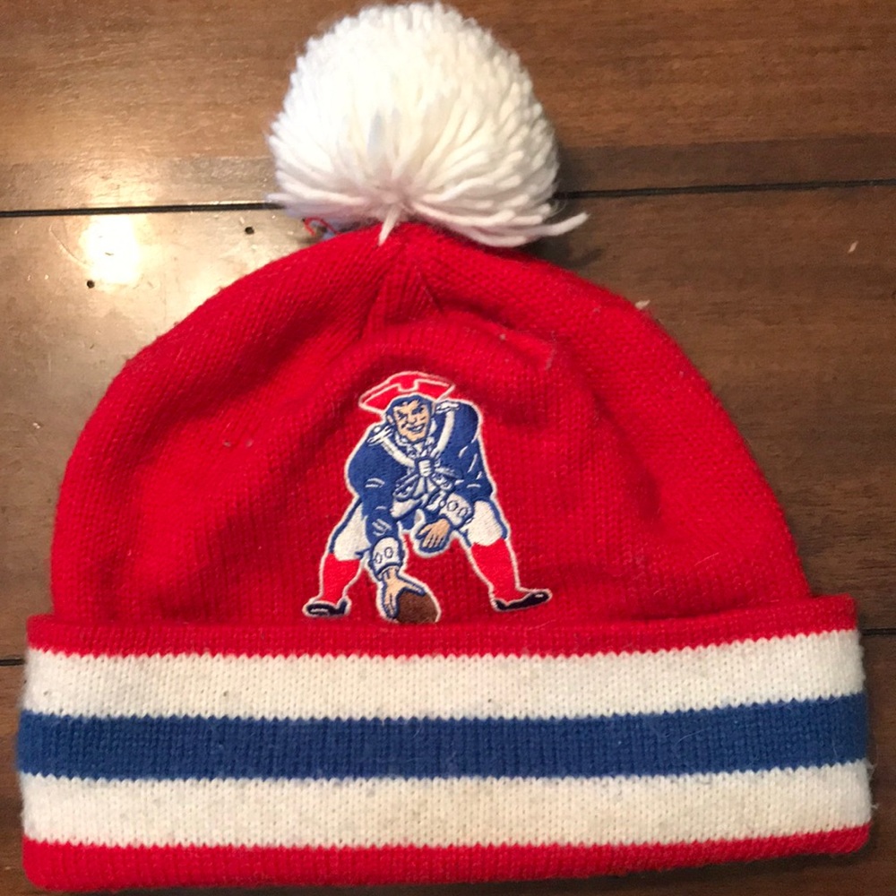 New England Patriots PomPom Hat